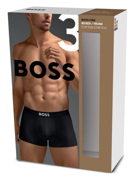 Pack de 3 Bóxeres BOSS One Cotton Stretch