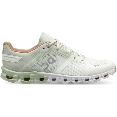 Tenis On Cloud Cloudflow en Tono Verde Claro