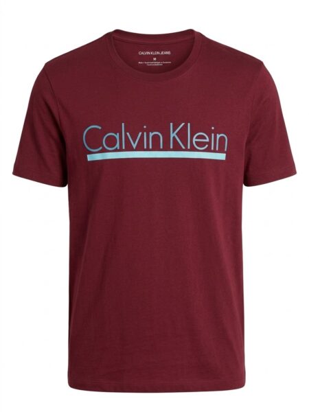 Playera Calvin Klein logo azul